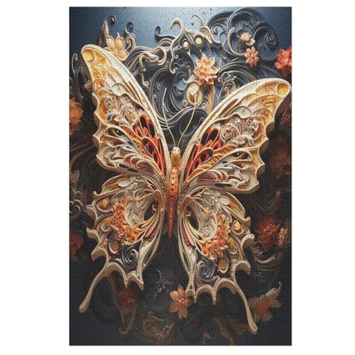 Puzzles Für Erwachsene, 1000 Teile, Schmetterling, Kreative Holzpuzzles, Praktisches Spiel, Familiendekoration 78×53cm Puzzles Für Erwachsene, 1000 Teile, Schmetterling, Kreative Holzpuzzles, Praktisches Spiel, Familiendekoration 78×53cm von FGHJHGG