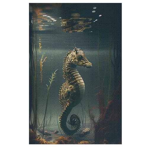 Puzzles Für Erwachsene, 1000 Teile, Seahorse, Kreative Holzpuzzles, Praktisches Spiel, Familiendekoration 78×53cm Puzzles Für Erwachsene, 1000 Teile, Seahorse, Kreative Holzpuzzles, Praktisches Spiel, Familiendekoration 78×53cm von FGHJHGG