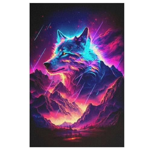 Puzzles Für Erwachsene, 1000 Teile, Wolf, Kreative Holzpuzzles, Praktisches Spiel, Familiendekoration 78×53cm Puzzles Für Erwachsene, 1000 Teile, Wolf, Kreative Holzpuzzles, Praktisches Spiel, Familiendekoration 78×53cm von FGHJHGG
