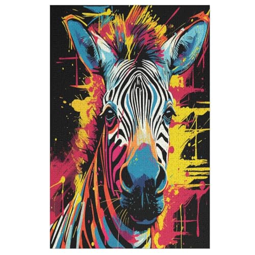 Puzzles Für Erwachsene, 1000 Teile, Zebra, Kreative Holzpuzzles, Praktisches Spiel, Familiendekoration 78×53cm Puzzles Für Erwachsene, 1000 Teile, Zebra, Kreative Holzpuzzles, Praktisches Spiel, Familiendekoration 78×53cm von FGHJHGG