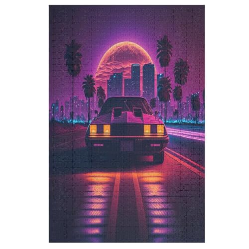 Puzzles Für Erwachsene, Neonauto Puzzle, 1000 Teile, Kreatives, Geistiges Spielzeug, Kinder, Montagespiele 78×53cm Puzzles Für Erwachsene, Neonauto Puzzle, 1000 Teile, Kreatives, Geistiges Spielzeug, Kinder, Montagespiele 78×53cm von FGHJHGG
