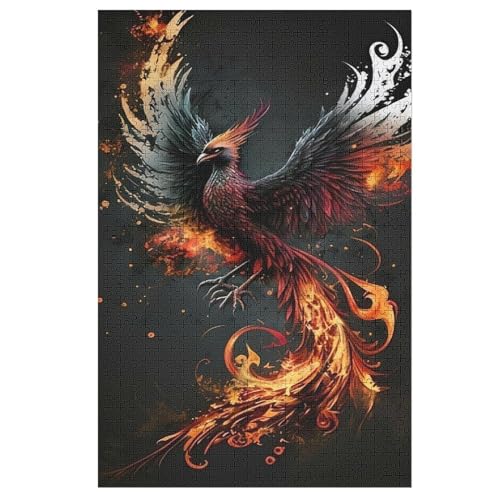 Puzzles Für Erwachsene, Phönix Puzzle, 1000 Teile, Kreatives, Geistiges Spielzeug, Kinder, Montagespiele 78×53cm Puzzles Für Erwachsene, Phönix Puzzle, 1000 Teile, Kreatives, Geistiges Spielzeug, Kinder, Montagespiele 78×53cm von FGHJHGG