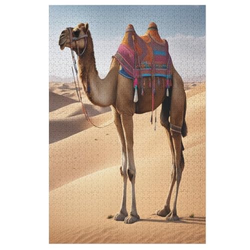 Puzzles Für Erwachsene Kamel,1000-teilige Puzzle Für Kinder Ab 12 Jahren, Holzpuzzles Für Die Heimdekoration, 78×53cm Puzzles Für Erwachsene Kamel,1000-teilige Puzzle Für Kinder Ab 12 Jahren, Holzpuzzles Für Die Heimdekoration, 78×53cm von FGHJHGG