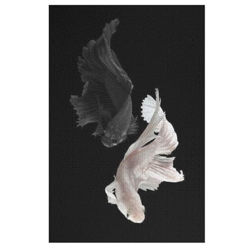 Puzzles Für Erwachsene Kampffisch,1000-teilige Puzzle Für Kinder Ab 12 Jahren, Holzpuzzles Für Die Heimdekoration, 78×53cm Puzzles Für Erwachsene Kampffisch,1000-teilige Puzzle Für Kinder Ab 12 Jahren, Holzpuzzles Für Die Heimdekoration, 78×53cm von FGHJHGG