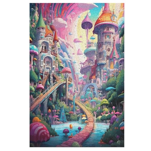 Puzzles Für Erwachsene Wunderland,1000-teilige Puzzle Für Kinder Ab 12 Jahren, Holzpuzzles Für Die Heimdekoration, 78×53cm Puzzles Für Erwachsene Wunderland,1000-teilige Puzzle Für Kinder Ab 12 Jahren, Holzpuzzles Für Die Heimdekoration, 78×53cm von FGHJHGG