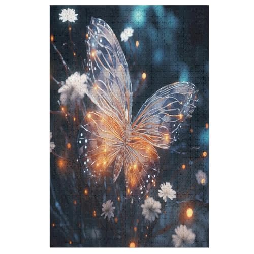 Puzzles Schmetterling, 1000 Teile, Puzzle Aus Holz Für Erwachsene Und Kinder Ab 12 Jahren, Lernspielzeug 78×53cm Puzzles Schmetterling, 1000 Teile, Puzzle Aus Holz Für Erwachsene Und Kinder Ab 12 Jahren, Lernspielzeug 78×53cm von FGHJHGG