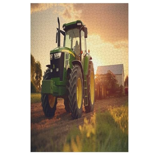 Puzzles Traktor, 1000 Teile, Puzzle Aus Holz Für Erwachsene Und Kinder Ab 12 Jahren, Lernspielzeug 78×53cm Puzzles Traktor, 1000 Teile, Puzzle Aus Holz Für Erwachsene Und Kinder Ab 12 Jahren, Lernspielzeug 78×53cm von FGHJHGG