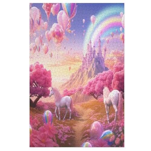 Rosa Schloss Puzzle 1000 Teile, Holzpuzzle Herausforderndes Geschicklichkeitsspiel Für Die Ganze Familie, Kinder Erwachsenenpuzzle Ab 12 Jahren 78×53cm Rosa Schloss Puzzle 1000 Teile, Holzpuzzle Herausforderndes Geschicklichkeitsspiel Für Die Ganze Familie, Kinder Erwachsenenpuzzle Ab 12 Jahren 78×53cm von FGHJHGG
