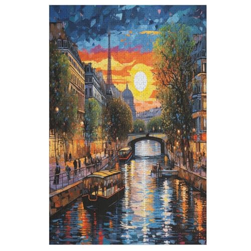Stadtarchitektur Puzzles Für Erwachsene, 1000-teiliges Holzpuzzle, Geeignet Für Kinder Ab 12 Jahren, Die Pädagogische Puzzle Lernen 78×53cm Stadtarchitektur Puzzles Für Erwachsene, 1000-teiliges Holzpuzzle, Geeignet Für Kinder Ab 12 Jahren, Die Pädagogische Puzzle Lernen 78×53cm von FGHJHGG