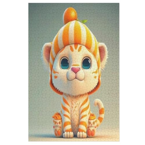 Tiger 1000 Teile Puzzles Für Erwachsene, Impossible Puzzle, Geschicklichkeitsspiel Für Die Ganze Familie, Kinder Holzpuzzle 78×53cm Tiger 1000 Teile Puzzles Für Erwachsene, Impossible Puzzle, Geschicklichkeitsspiel Für Die Ganze Familie, Kinder Holzpuzzle 78×53cm von FGHJHGG