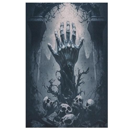 Totenkopf Puzzle 1000 Teile, Holzpuzzle Herausforderndes Geschicklichkeitsspiel Für Die Ganze Familie, Kinder Erwachsenenpuzzle Ab 12 Jahren 78×53cm Totenkopf Puzzle 1000 Teile, Holzpuzzle Herausforderndes Geschicklichkeitsspiel Für Die Ganze Familie, Kinder Erwachsenenpuzzle Ab 12 Jahren 78×53cm von FGHJHGG