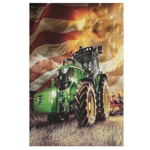 Traktor Holzpuzzle 1000 Teile Klassische Puzzles Erwachsene Kinder Puzzle DIY Kit Holzspielzeug Einzigartiges Geschenk 78×53cm Traktor Holzpuzzle 1000 Teile Klassische Puzzles Erwachsene Kinder Puzzle DIY Kit Holzspielzeug Einzigartiges Geschenk 78×53cm von FGHJHGG