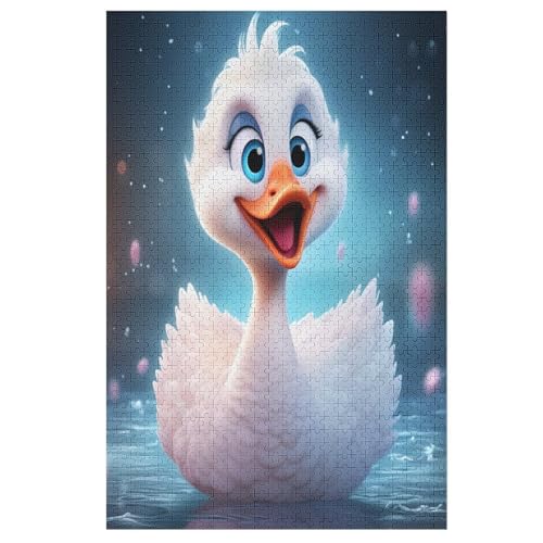 White Schwan Puzzles 1000 Teile Erwachsener Kniffel Spaß Für Die Ganze Familie, Holzpuzzle Kinder Erwachsene, Impossible Puzzle Schwer 78×53cm White Schwan Puzzles 1000 Teile Erwachsener Kniffel Spaß Für Die Ganze Familie, Holzpuzzle Kinder Erwachsene, Impossible Puzzle Schwer 78×53cm von FGHJHGG
