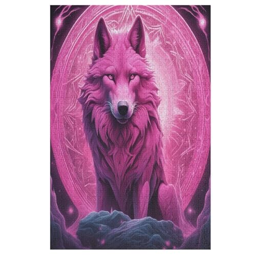 Wolf -Puzzle, 1000 Teile,Holzpuzzle Für Erwachsene Kinder, Lustiges Spielzeug, Denkspiel, Bildungsspiel, 78×53cm Wolf -Puzzle, 1000 Teile,Holzpuzzle Für Erwachsene Kinder, Lustiges Spielzeug, Denkspiel, Bildungsspiel, 78×53cm von FGHJHGG