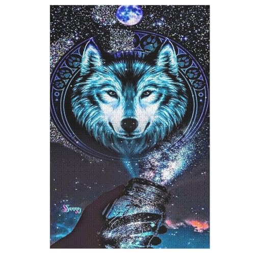 Wolf Puzzle 1000 Teile, Holzpuzzle Herausforderndes Geschicklichkeitsspiel Für Die Ganze Familie, Kinder Erwachsenenpuzzle Ab 12 Jahren 78×53cm Wolf Puzzle 1000 Teile, Holzpuzzle Herausforderndes Geschicklichkeitsspiel Für Die Ganze Familie, Kinder Erwachsenenpuzzle Ab 12 Jahren 78×53cm von FGHJHGG