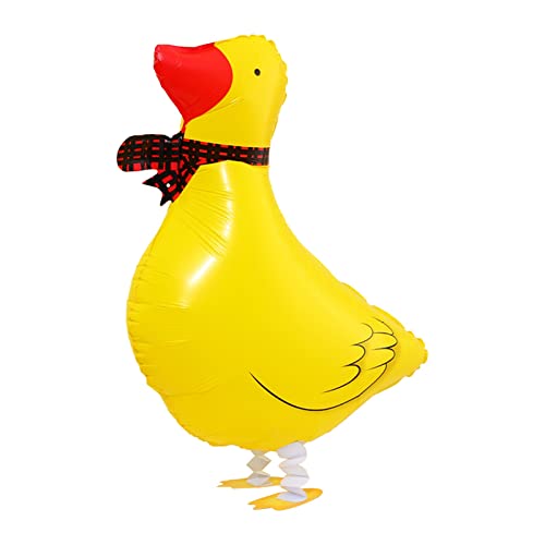 FGUUTYM 1 Stück Walking Animal Balloon Animal Balloon Birthday BBQ Decor (Ente, Kuh, Schaf, gefleckter Hund, Frosch, Katze) Eierform (A, One Size) von FGUUTYM