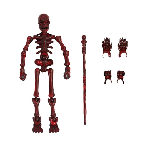 FGUUTYM -Actionfigur, bewegliches Dekor mit Sockel für Schreibtischregal oder kreatives Spielen für Sammler und Schulmaterialien Tumblr (Red, One Size) von FGUUTYM