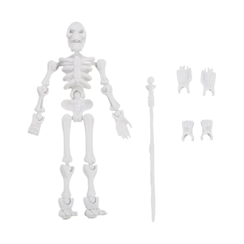 FGUUTYM -Actionfigur, bewegliches Dekor mit Sockel für Schreibtischregal oder kreatives Spielen für Sammler und Schulmaterialien Tumblr (White, One Size) von FGUUTYM