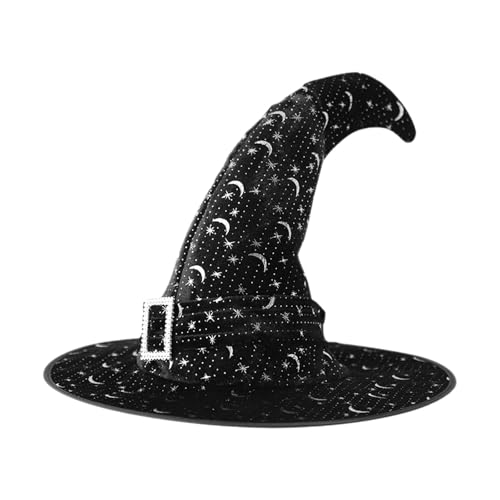 FGUUTYM Halloween Hexenhut Hut für Erwachsene Neuheit Cosplay Zubehör für Halloween Kostüm Junggesellenabschiedsdekorationen Frech (B, A) von FGUUTYM