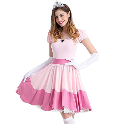 FGVFCS Damen Prinzessin Kostüm Erwachsene Prinzessin Verkleidung Outfits Karneval Kostüm Märchen Cosplay Bühnenaufführung Tanz Rosa Langes Kleid Weihnachten Geburtstag Festzug Party Fasching Verkauf FGVFCS Damen Prinzessin Kostüm Erwachsene Prinzessin Verkleidung Outfits Karneval Kostüm Märchen Cosplay Bühnenaufführung Tanz Rosa Langes Kleid Weihnachten Geburtstag Festzug Party Fasching Verkauf von FGVFCS