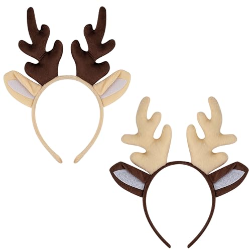 Rentier Geweih Haarreif für Erwachsene und Kinder - Weihnachten REH Haarreifen - Ideal für Weihnachten & Mottopartys Rentier Geweih Haarreif für Erwachsene und Kinder - Weihnachten REH Haarreifen - Ideal für Weihnachten & Mottopartys von FGen