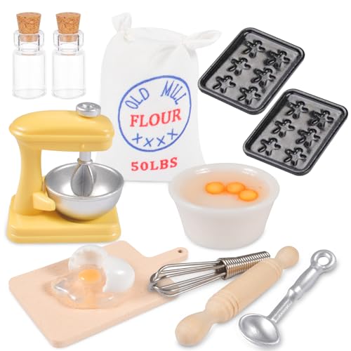 Wichtel Zubehör,12 Stück Miniatur Puppenhaus Zubehör Miniatur Wichtel Zubehör Backen Set,Miniatur Küche Möbel Backen Zubehör,für Wichteltür Weihnachten Deko,Geschenke für Kinder Wichtel Zubehör,12 Stück Miniatur Puppenhaus Zubehör Miniatur Wichtel Zubehör Backen Set,Miniatur Küche Möbel Backen Zubehör,für Wichteltür Weihnachten Deko,Geschenke für Kinder von FGen