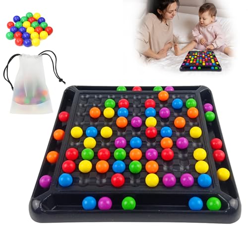 FHBHJNATC Schachbrett Doppelduell, Intellektuelles Schachbrett Kind, Kugelspiel, Intellektuelle Spiele, Eltern-Kind-Spiele, Entwicklung des Gehirns von Kindern, Puzzlespiele, Familien-Tischspiele(80) von FHBHJNATC