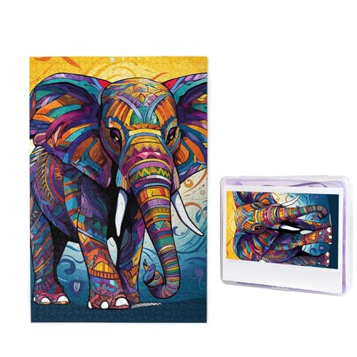 1000 Teile Puzzle für Erwachsene, herausforderndes Puzzle, personalisierte Holzpuzzles, Bilderpuzzle, bunte Elefantenpuzzles aus Fotos, Puzzle, Geschenke für Familie, Geburtstag 1000 Teile Puzzle für Erwachsene, herausforderndes Puzzle, personalisierte Holzpuzzles, Bilderpuzzle, bunte Elefantenpuzzles aus Fotos, Puzzle, Geschenke für Familie, Geburtstag von FHEBNDS
