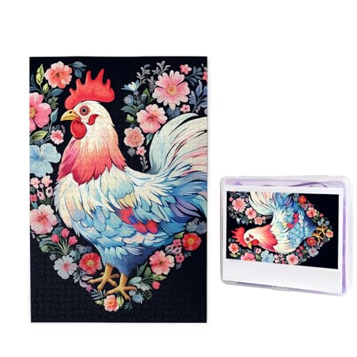 1000 Teile Puzzles für Erwachsene, herausforderndes Puzzle, personalisierte Holzpuzzles, Bildpuzzles, Blumenherz, Huhn, Puzzles aus Fotos, Puzzle, Geschenke für Familie, Geburtstag 1000 Teile Puzzles für Erwachsene, herausforderndes Puzzle, personalisierte Holzpuzzles, Bildpuzzles, Blumenherz, Huhn, Puzzles aus Fotos, Puzzle, Geschenke für Familie, Geburtstag von FHEBNDS