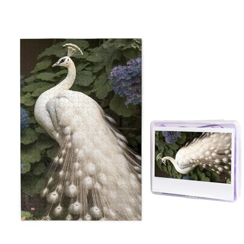1000 Teile Puzzles für Erwachsene, herausforderndes Puzzle, personalisierte Holzpuzzles, Bildpuzzles, weißer Pfau-Puzzle, Puzzle, Geschenke für Familie, Geburtstag 1000 Teile Puzzles für Erwachsene, herausforderndes Puzzle, personalisierte Holzpuzzles, Bildpuzzles, weißer Pfau-Puzzle, Puzzle, Geschenke für Familie, Geburtstag von FHEBNDS