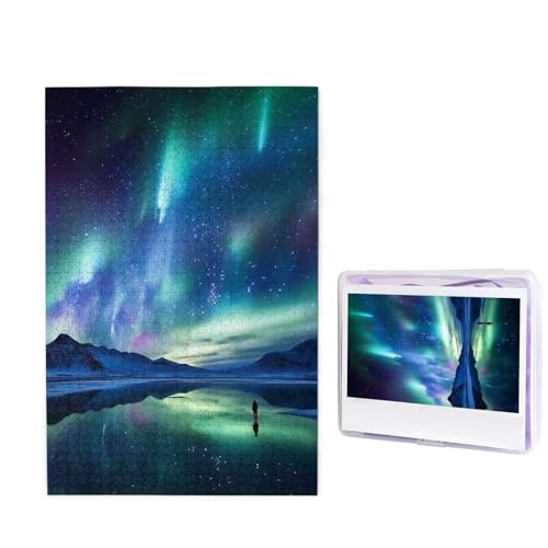 1000 Teile Puzzles für Erwachsene, herausforderndes Puzzle, personalisierte Holzpuzzles, Bildpuzzles Nordlichter, Puzzles aus Fotos, Puzzle, Geschenke für Familie, Geburtstag 1000 Teile Puzzles für Erwachsene, herausforderndes Puzzle, personalisierte Holzpuzzles, Bildpuzzles Nordlichter, Puzzles aus Fotos, Puzzle, Geschenke für Familie, Geburtstag von FHEBNDS