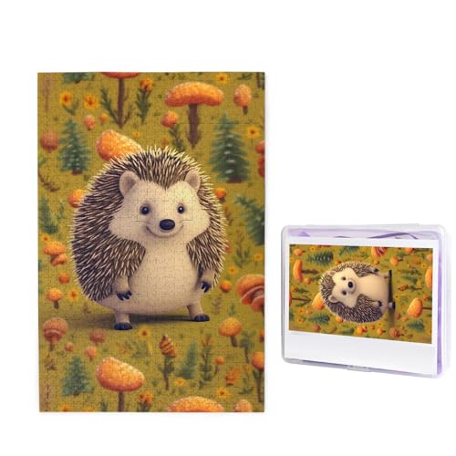 1000 Teile Puzzles für Erwachsene Herausfordernde Puzzle Personalisierte Holzpuzzles Bilderpuzzles Igelpuzzles aus Fotos Puzzle Geschenke für Familie Geburtstag von FHEBNDS
