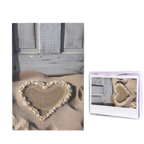 1000 Teile Puzzles für Erwachsene Herausfordernde Puzzle Personalisierte Holzpuzzles Bilderpuzzles Strand Sand Herz Tür Puzzles aus Fotos Puzzle Geschenke für Familie Geburtstag 1000 Teile Puzzles für Erwachsene Herausfordernde Puzzle Personalisierte Holzpuzzles Bilderpuzzles Strand Sand Herz Tür Puzzles aus Fotos Puzzle Geschenke für Familie Geburtstag von FHEBNDS