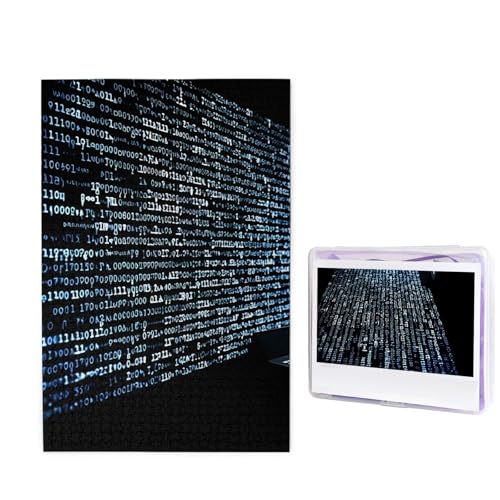 1000 Teile Puzzles für Erwachsene Herausfordernde Puzzle Personalisierte Holzpuzzles Bildpuzzles Programmierer Programmiercode Puzzles aus Fotos Puzzle Geschenke für Familie Geburtstag von FHEBNDS