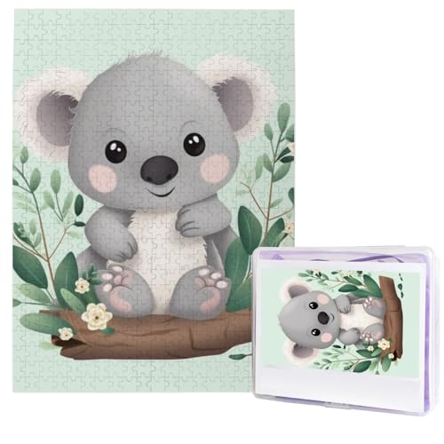 Koala Puzzles 500 Teile, Puzzle aus Fotos, herausforderndes Puzzle für Erwachsene, personalisierte Holzpuzzle-Geschenke für Familie, Hochzeit, Geburtstag, 51,8 x 38,1 cm Koala Puzzles 500 Teile, Puzzle aus Fotos, herausforderndes Puzzle für Erwachsene, personalisierte Holzpuzzle-Geschenke für Familie, Hochzeit, Geburtstag, 51,8 x 38,1 cm von FHEDVBN