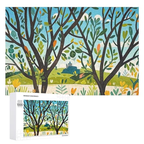 Exotisches Baumzweig-Skizzen-Puzzle für Erwachsene, Holz-Puzzle für Muttertag, Premium-Puzzle mit einzigartigem Kunst-Design, herausforderndes Gehirn-Teaser, Geburtstagsgeschenk für alle Altersgruppen Exotisches Baumzweig-Skizzen-Puzzle für Erwachsene, Holz-Puzzle für Muttertag, Premium-Puzzle mit einzigartigem Kunst-Design, herausforderndes Gehirn-Teaser, Geburtstagsgeschenk für alle Altersgruppen von FHESDCW