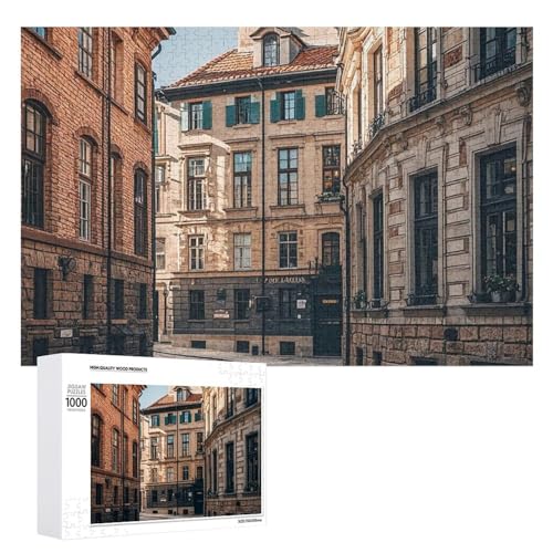 Facade Architecture Urban Image Puzzle für Erwachsene, Holzpuzzle für Muttertag, Premium-Puzzle mit einzigartigem Kunst-Design, herausforderndes Denkspiel, Geburtstagsgeschenk für alle Altersgruppen Facade Architecture Urban Image Puzzle für Erwachsene, Holzpuzzle für Muttertag, Premium-Puzzle mit einzigartigem Kunst-Design, herausforderndes Denkspiel, Geburtstagsgeschenk für alle Altersgruppen von FHESDCW