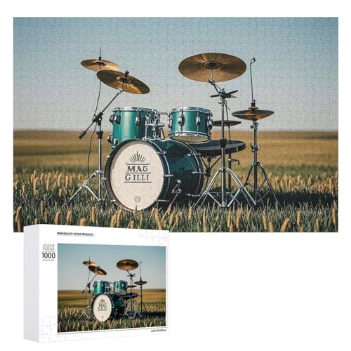 Feldgedrucktes Musik-Puzzle für Erwachsene, Holzpuzzle für Muttertag, Premium-Puzzle mit einzigartigem Kunst-Design, herausforderndes Gehirn-Teaser, Geburtstagsgeschenk für alle Altersgruppen, 1000 Feldgedrucktes Musik-Puzzle für Erwachsene, Holzpuzzle für Muttertag, Premium-Puzzle mit einzigartigem Kunst-Design, herausforderndes Gehirn-Teaser, Geburtstagsgeschenk für alle Altersgruppen, 1000 von FHESDCW