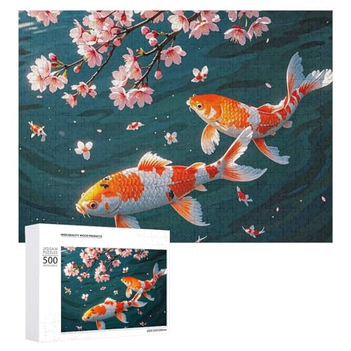 Glücksbringer-Puzzle für Erwachsene, Holzpuzzle für Muttertag, Premium-Puzzle mit einzigartigem Kunst-Design, herausforderndes Gehirn-Teaser, Geburtstagsgeschenk für alle Altersgruppen, 500 Teile Glücksbringer-Puzzle für Erwachsene, Holzpuzzle für Muttertag, Premium-Puzzle mit einzigartigem Kunst-Design, herausforderndes Gehirn-Teaser, Geburtstagsgeschenk für alle Altersgruppen, 500 Teile von FHESDCW