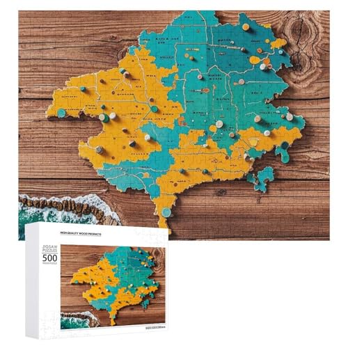 Karte auf Holzhintergrund, Puzzle für Erwachsene, Holzpuzzle für Muttertag, Premium-Puzzle mit einzigartigem Kunst-Design, herausforderndes Gehirn-Teaser, Geburtstagsgeschenk für alle Altersgruppen Karte auf Holzhintergrund, Puzzle für Erwachsene, Holzpuzzle für Muttertag, Premium-Puzzle mit einzigartigem Kunst-Design, herausforderndes Gehirn-Teaser, Geburtstagsgeschenk für alle Altersgruppen von FHESDCW