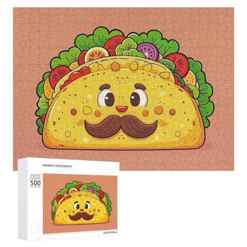 Mexikanisches Maisbrötchen-Puzzle für Erwachsene, Holzpuzzle für Muttertag, Premium-Puzzle mit einzigartigem Kunst-Design, herausforderndes Gehirn-Teaser, Geburtstagsgeschenk für alle Altersgruppen Mexikanisches Maisbrötchen-Puzzle für Erwachsene, Holzpuzzle für Muttertag, Premium-Puzzle mit einzigartigem Kunst-Design, herausforderndes Gehirn-Teaser, Geburtstagsgeschenk für alle Altersgruppen von FHESDCW