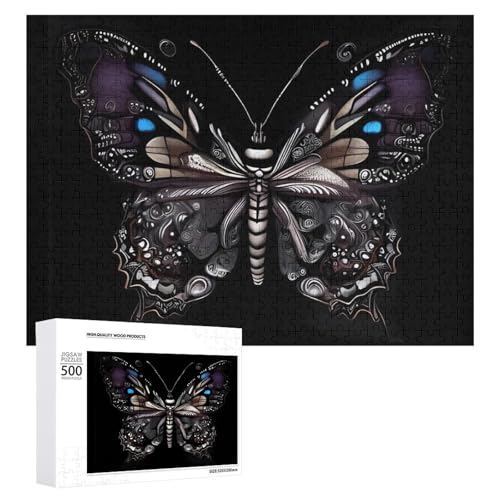 Science Butterfly Puzzle für Erwachsene, Holzpuzzle für Muttertag, Premium-Puzzle mit einzigartigem Kunst-Design, herausforderndes Gehirnaufgabe, Geburtstagsgeschenk für alle Altersgruppen, 500 Teile Science Butterfly Puzzle für Erwachsene, Holzpuzzle für Muttertag, Premium-Puzzle mit einzigartigem Kunst-Design, herausforderndes Gehirnaufgabe, Geburtstagsgeschenk für alle Altersgruppen, 500 Teile von FHESDCW