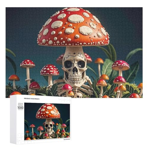 Skelett-Puzzle für Erwachsene, Holzpuzzle für Muttertag, Premium-Puzzle mit einzigartigem Kunst-Design, herausforderndes Gehirn-Teaser, Geburtstagsgeschenk für alle Altersgruppen, 1000 Teile Skelett-Puzzle für Erwachsene, Holzpuzzle für Muttertag, Premium-Puzzle mit einzigartigem Kunst-Design, herausforderndes Gehirn-Teaser, Geburtstagsgeschenk für alle Altersgruppen, 1000 Teile von FHESDCW