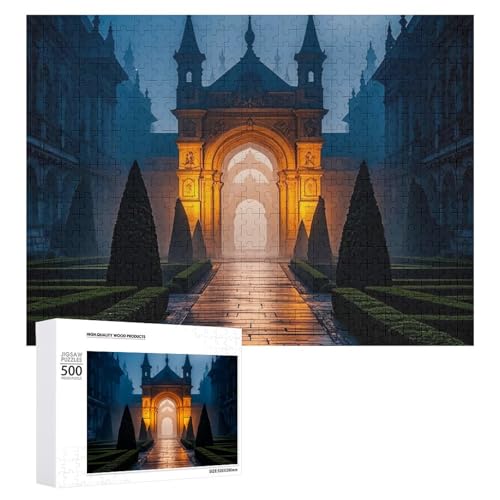 The Garden at Night Puzzle für Erwachsene, Holzpuzzle für Muttertag, Premium-Puzzle mit einzigartigem Kunst-Design, herausforderndes Gehirn-Teaser, Geburtstagsgeschenk für alle Altersgruppen, 500 The Garden at Night Puzzle für Erwachsene, Holzpuzzle für Muttertag, Premium-Puzzle mit einzigartigem Kunst-Design, herausforderndes Gehirn-Teaser, Geburtstagsgeschenk für alle Altersgruppen, 500 von FHESDCW