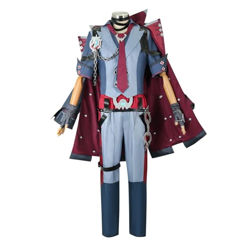 FHILECV Cosplay-Kostüm, Anime, Genshin Impact Klee Venti Hutao, alle Rollen, Cosplay-Uniform-Set, Halloween-Party-Outfit (XS, Wriothesley) von FHILECV