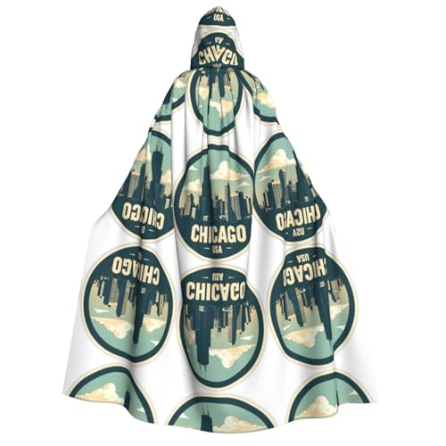 Chicago Usa Kapuzenumhang für Erwachsene, Vampir-Hexenumhang, Halloween, Weihnachten, Cosplay, Kostüme, Themenpartys Chicago Usa Kapuzenumhang für Erwachsene, Vampir-Hexenumhang, Halloween, Weihnachten, Cosplay, Kostüme, Themenpartys von FHIZOAL
