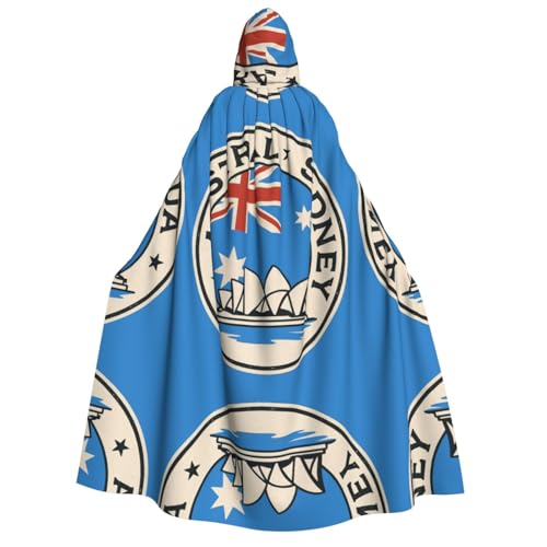 FHIZOAL Australia Sydn Kapuzenumhang für Erwachsene, Vampir-Hexenumhang, Halloween, Weihnachten, Cosplay, Kostüme, Themenpartys FHIZOAL Australia Sydn Kapuzenumhang für Erwachsene, Vampir-Hexenumhang, Halloween, Weihnachten, Cosplay, Kostüme, Themenpartys von FHIZOAL
