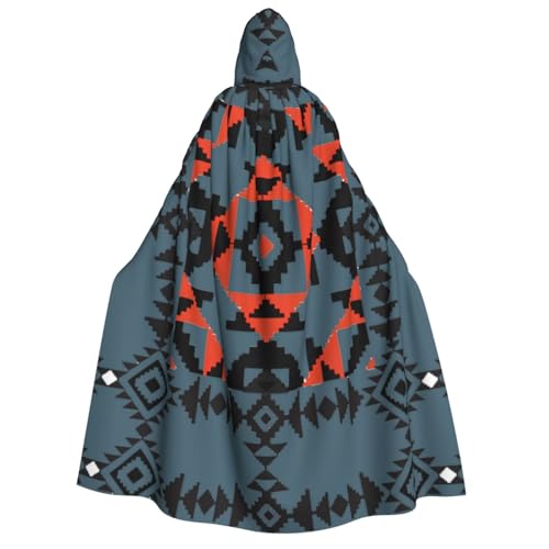 FHIZOAL Dekorativer Umhang mit Kapuze für Erwachsene, Vampir, Hexe, Umhang, Halloween, Weihnachten, Cosplay, Kostüme, Themenpartys von FHIZOAL