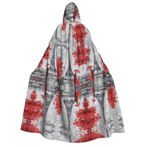 FHIZOAL Eiffelturm Paris, Gemälde, Erwachsenen-Umhang, mit Kapuze, Vampir, Hexe, Umhang, Halloween, Weihnachten, Cosplay, Kostüme, Themenpartys FHIZOAL Eiffelturm Paris, Gemälde, Erwachsenen-Umhang, mit Kapuze, Vampir, Hexe, Umhang, Halloween, Weihnachten, Cosplay, Kostüme, Themenpartys von FHIZOAL