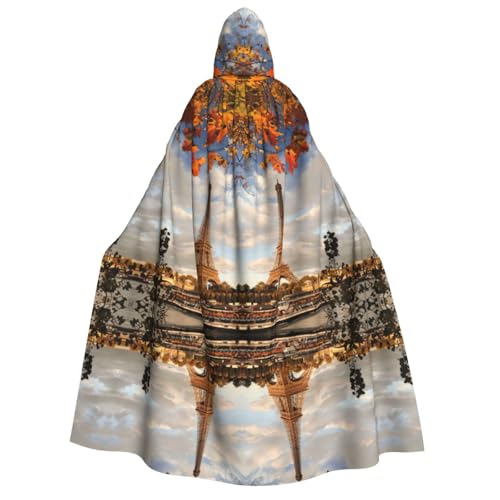 FHIZOAL Eiffelturm-Umhang mit Kapuze für Erwachsene, Vampir-Hexenumhang, Halloween, Weihnachten, Cosplay, Kostüme, Themenpartys FHIZOAL Eiffelturm-Umhang mit Kapuze für Erwachsene, Vampir-Hexenumhang, Halloween, Weihnachten, Cosplay, Kostüme, Themenpartys von FHIZOAL
